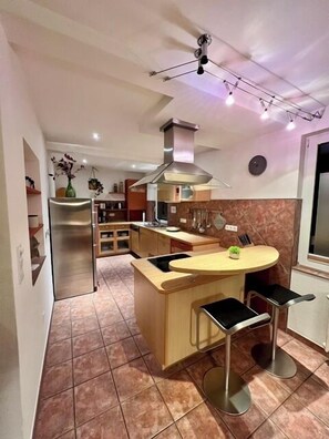 Fridge, oven, dishwasher, coffee/tea maker - Ferienwohnung Baalmann Nr. 4 (Borkum)