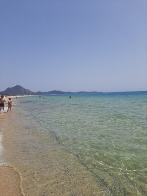 On the beach
