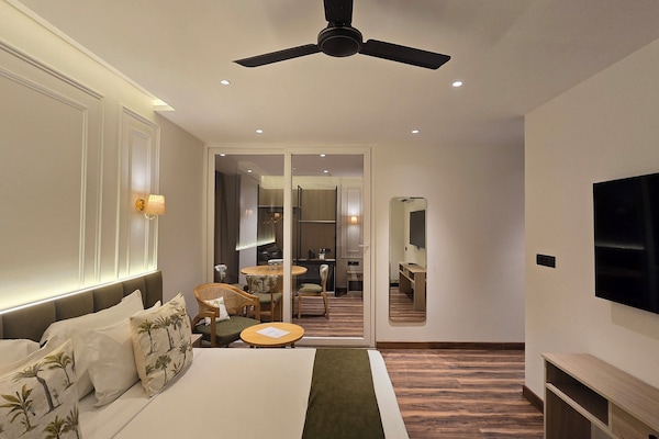 Senior Room | Premium bedding, memory foam beds, desk, laptop workspace