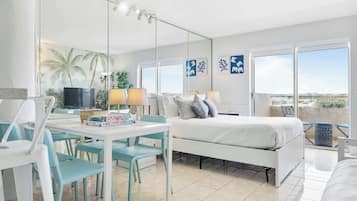 Iron/ironing board, travel crib, WiFi, bed sheets