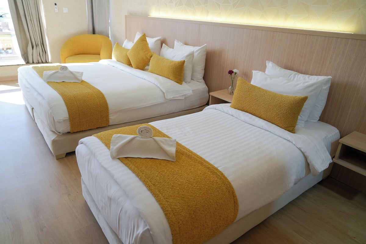 1 slaapkamer, lakens van Egyptisch katoen, luxe beddengoed