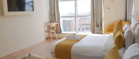 1 Schlafzimmer, Bettwäsche aus ägyptischer Baumwolle