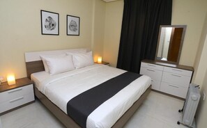 2 Schlafzimmer, Verdunkelungsvorhänge, schallisolierte Zimmer