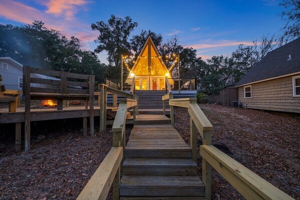 Terrace/patio - Talquin Triangle: Lakefront - A frame - Fire Pit (Quincy)