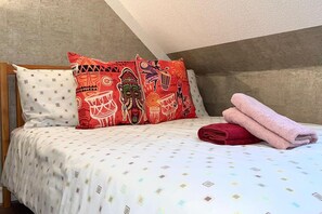 1 間臥室、熨斗/熨衣板、免費無線上網、床單