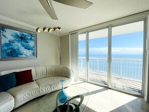 TV - Luxury Large Ocean Front condo with pool, North MB (North Myrtle Beach)
