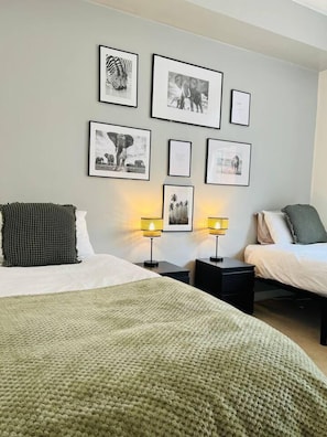 Appartement | 2 chambres, bureau, fer et planche à repasser, Wi-Fi gratuit
