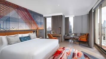 Privilege, Room, 1 King Bed, Balcony | Desk, laptop workspace, blackout drapes, cribs (free)