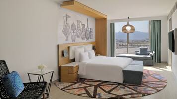 Junior Suite with 1 King Bed and Sofa Bed | Minibar, in-room safe, individually decorated, desk
