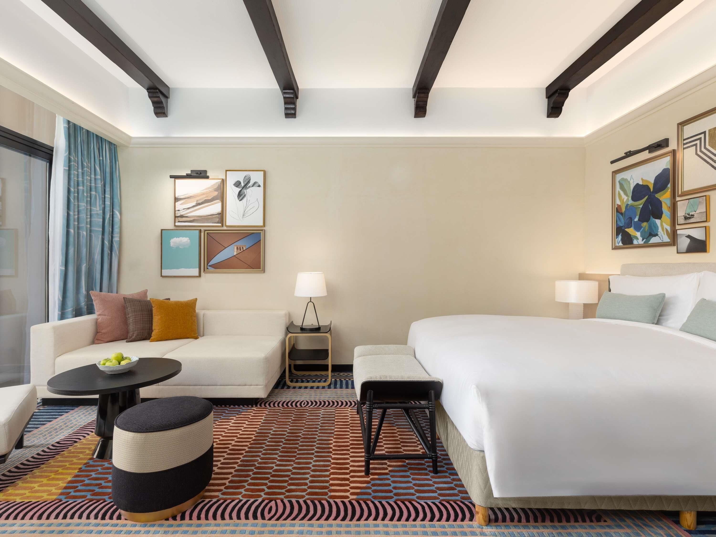 Premium bedding, down duvets, memory-foam beds, minibar