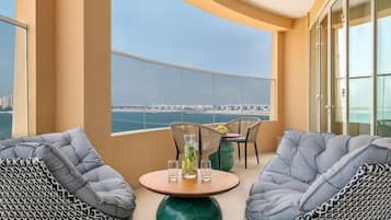 Panoramic-Suite, 1 Schlafzimmer, Meerblick | Hochwertige Bettwaren, Daunenbettdecken