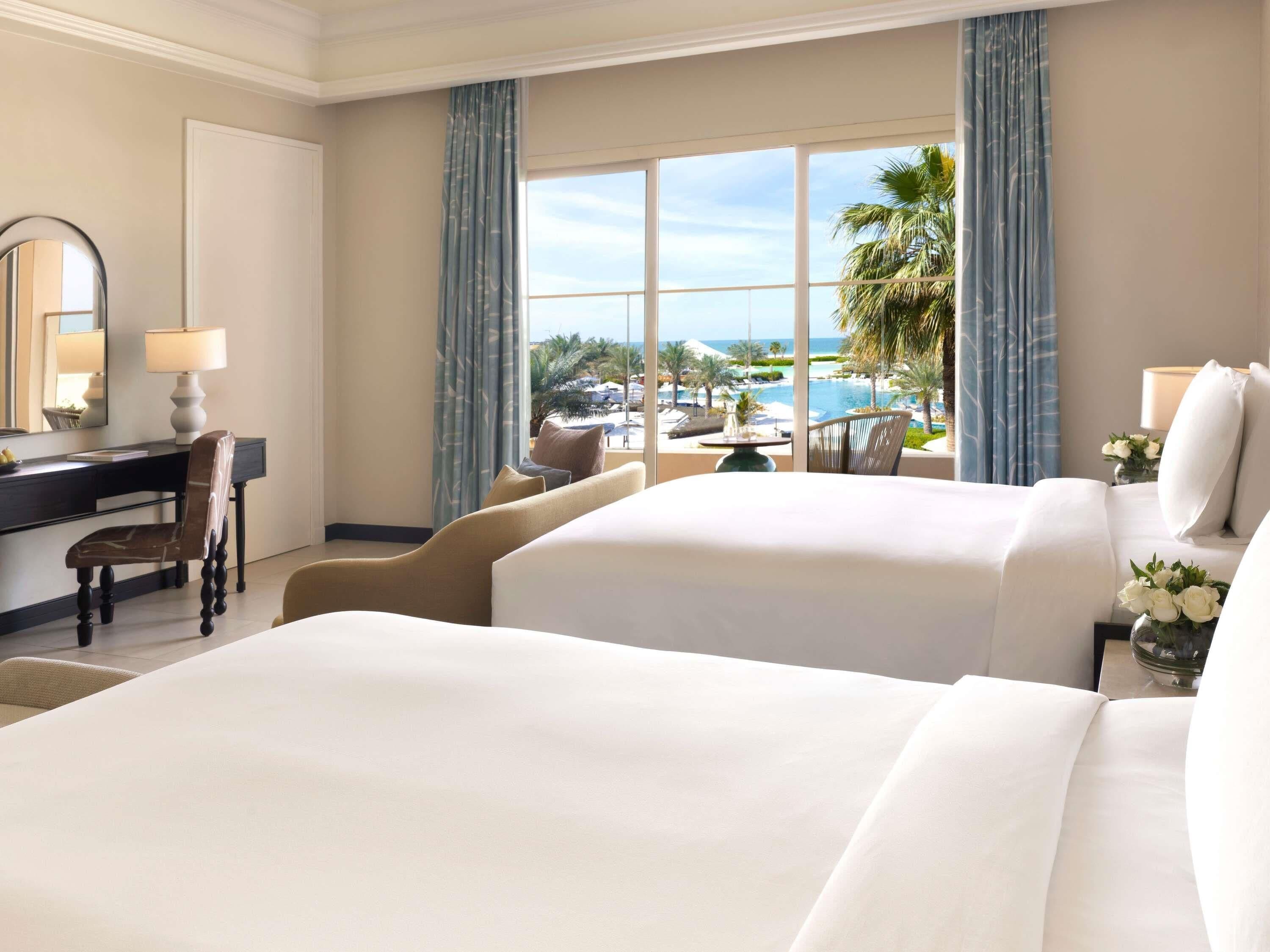 Superior Room, 2 Queen Beds, Sea View | Premium bedding, down duvets, memory-foam beds, minibar