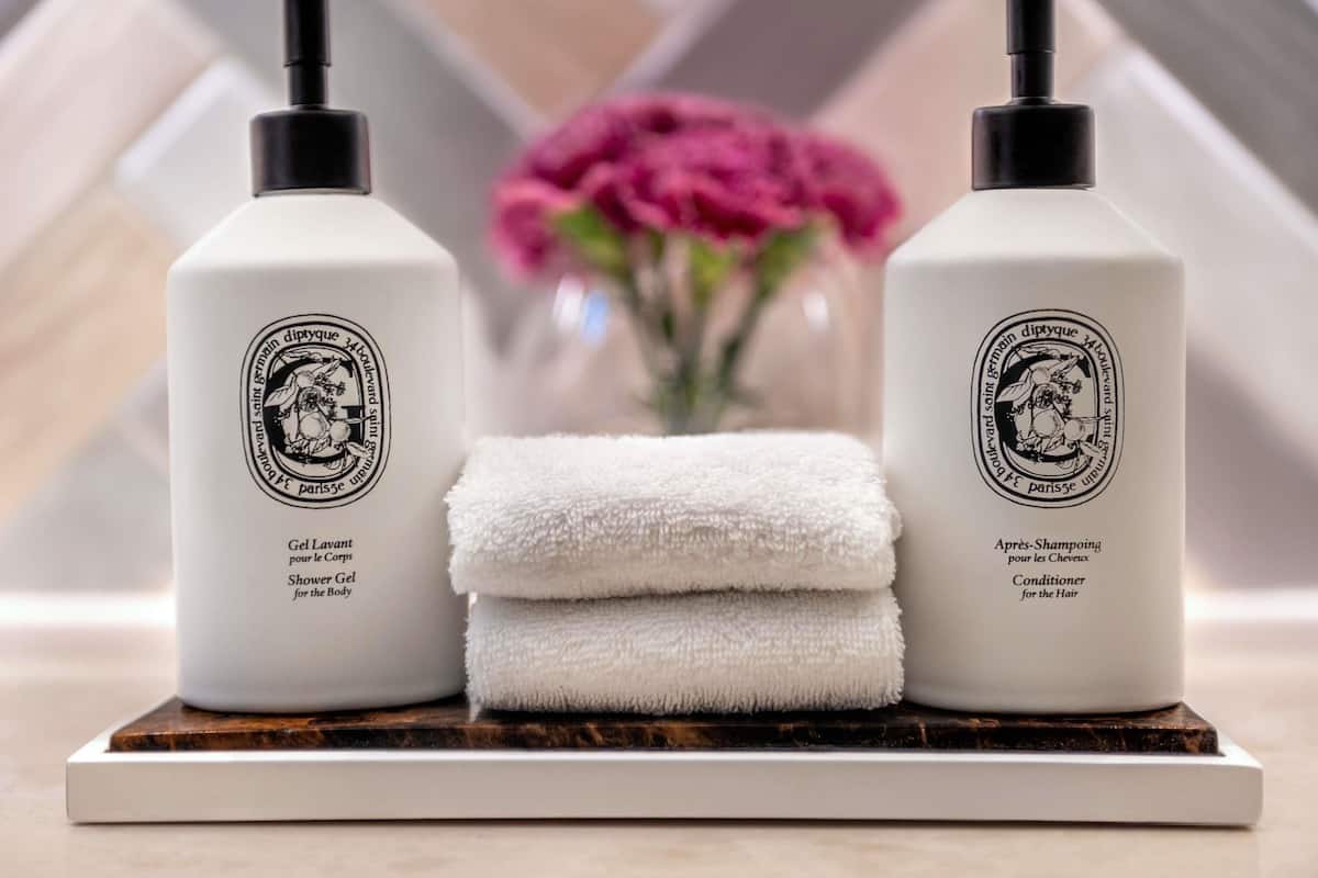 Premium bedding, down duvets, memory-foam beds, minibar