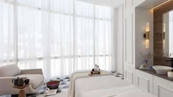 Couples treatment room(s), sauna, steam room, body treatments