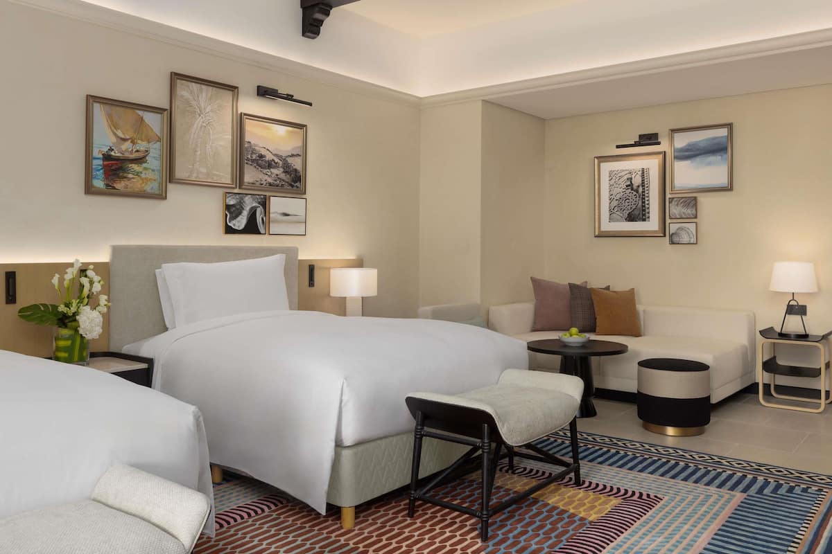 Premium bedding, down duvets, memory-foam beds, minibar