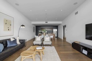 TV, fireplace, stereo