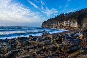 Beach - Cliff End Apartments - a collection of beachside apartments in Pett Level (Hastings)