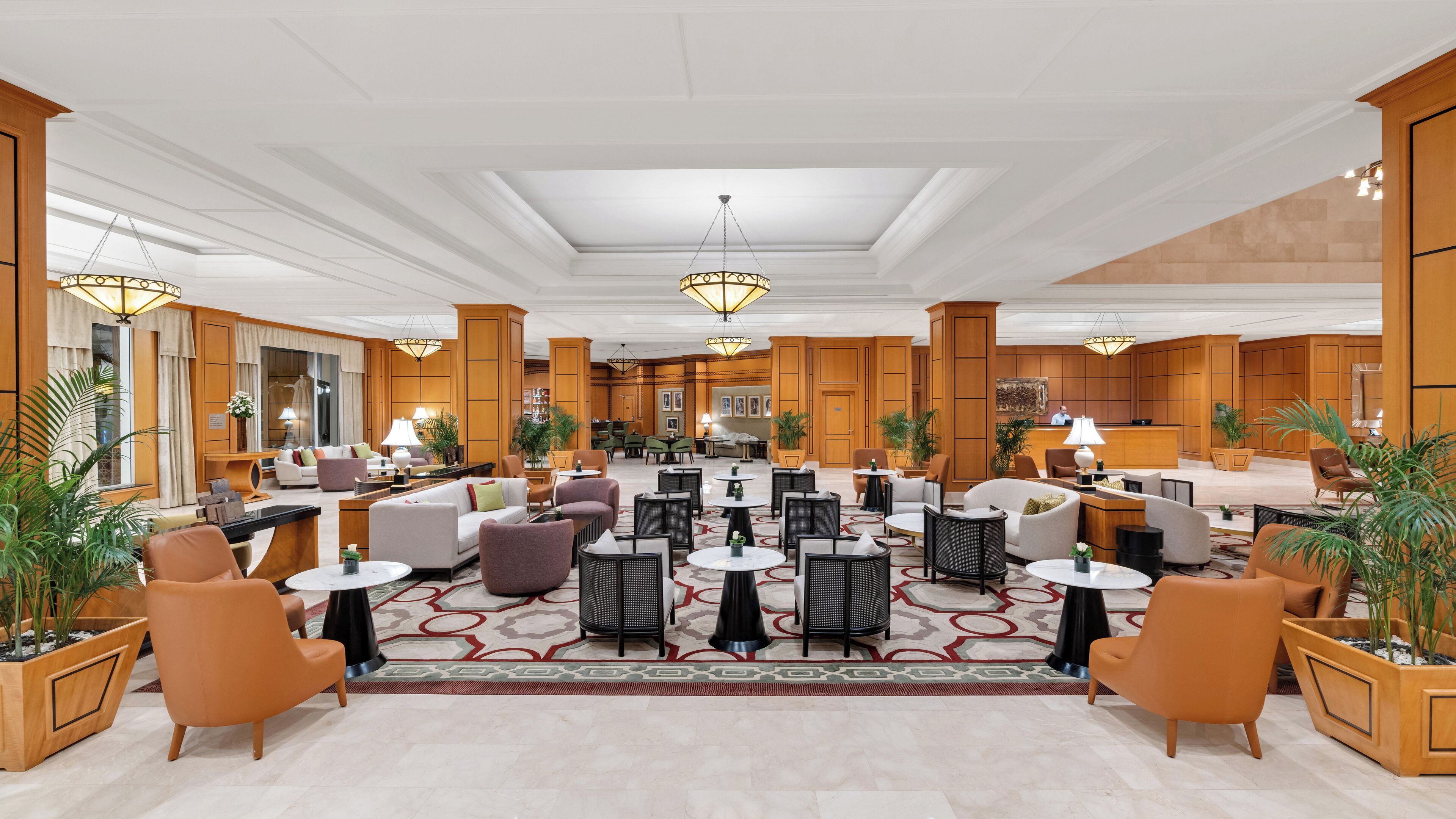 Sala de estar en el lobby