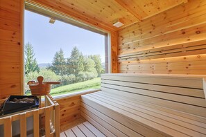 Sauna - neu Renoviertes Ferienhaus mit Sauna u. Terrasse (Bischofegg)