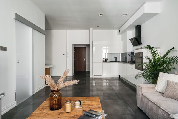 Living area - Bauhaus Apartment - LoftAffair (Kraków)