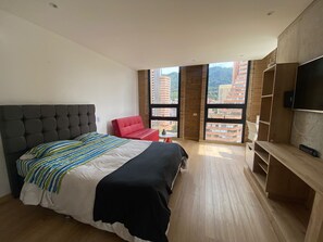1 bedroom, in-room safe, WiFi, bed sheets - Luxury loft, Centro Internacional with great view

 (Bogotá)