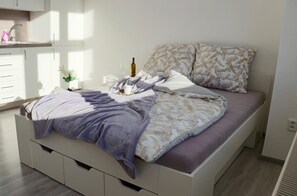 1 soverom, strykejern/-brett, wi-fi og sengetøy