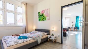 2 dormitoris, planxa i posts de planxar, wifi i roba de llit