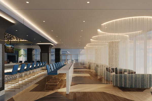 5 restauranter, frokost og middag serveres, amerikanske retter