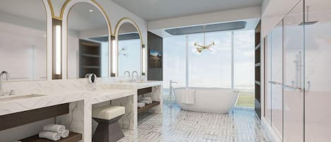 Douche, articles de toilette gratuits, sĂšche-cheveux