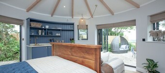 Cynefin Roundhouse  -  A luxury cabin exclusive for couples with hot tub.