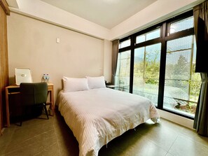 Premium bedding, individually decorated, individually furnished