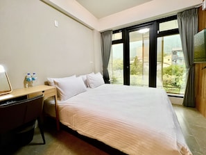 Premium bedding, individually decorated, individually furnished