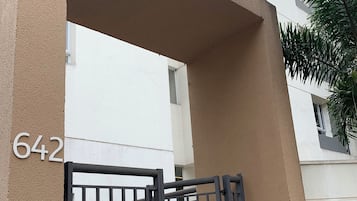 Façade de l’hébergement