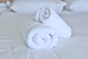 Iron/ironing board, free WiFi, bed sheets