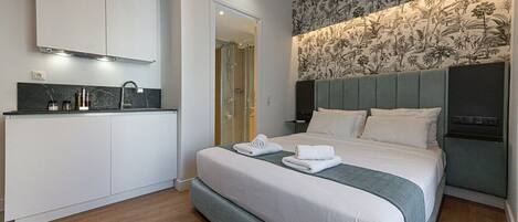 1 makuuhuone, tallelokero huoneessa, silitysrauta/-lauta, ilmainen Wi-Fi