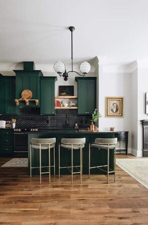 Fridge, microwave, oven, stovetop - Ulysses Suites, Suite 203 (Galena)