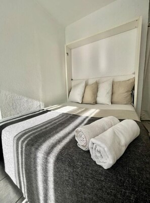 1 bedroom, iron/ironing board, travel crib, free WiFi