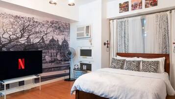 1 bedroom, WiFi, bed sheets, wheelchair access