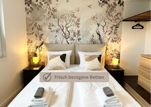 1 soverom, strykejern/-brett, wi-fi (inkludert) og sengetøy