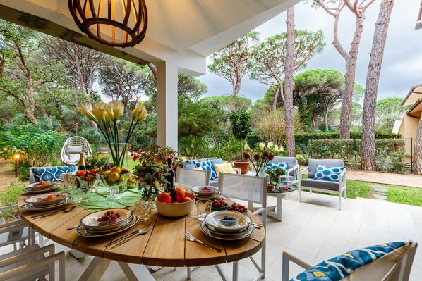 Opções para refeição ao ar livre