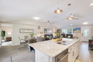 Interior - Fancy Flamingo: Canal Front, Dock, Heated Pool & Spa by Anna Maria Life Vacation Rentals (Anna Maria)