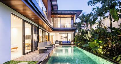 Coastal Charm: 4BR New Villa, 200m to Canggu Beach