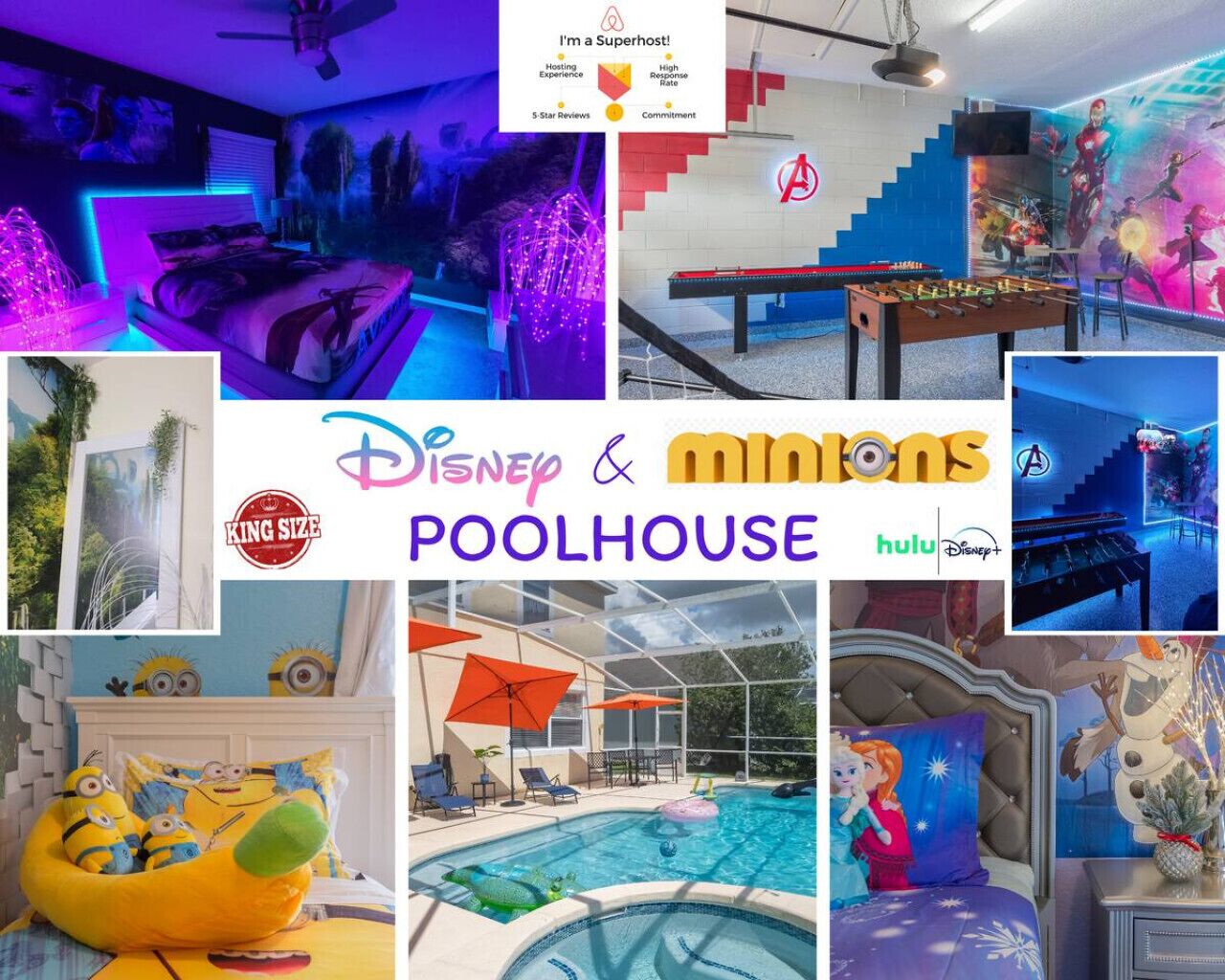 Disney Haven: 1x FREE Pool Heating, Gameroom, ADA
