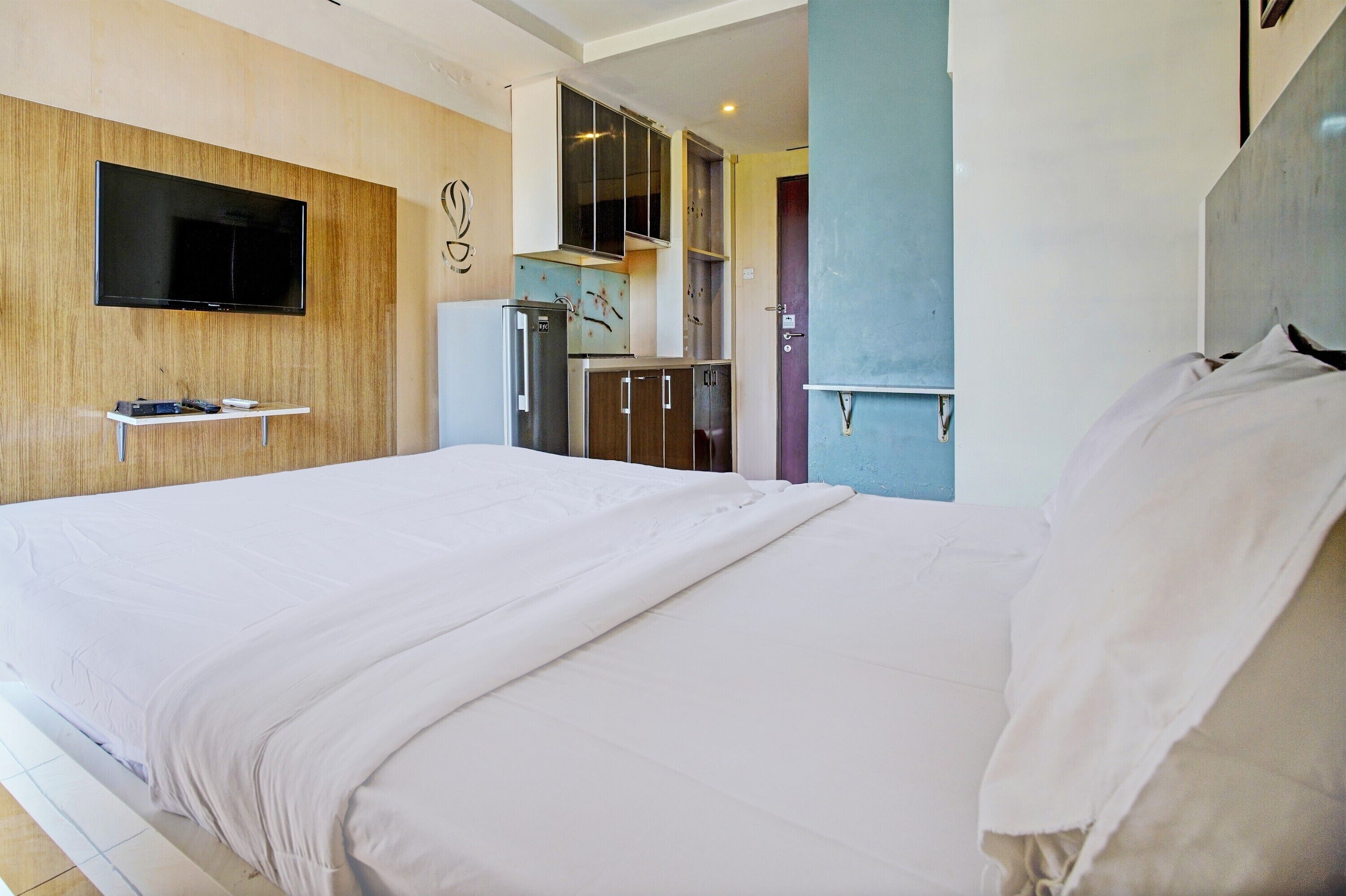 豪華雙人房 | 書桌、免費 Wi-Fi、床單