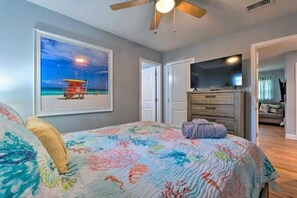 3 bedrooms, iron/ironing board, travel cot, free WiFi