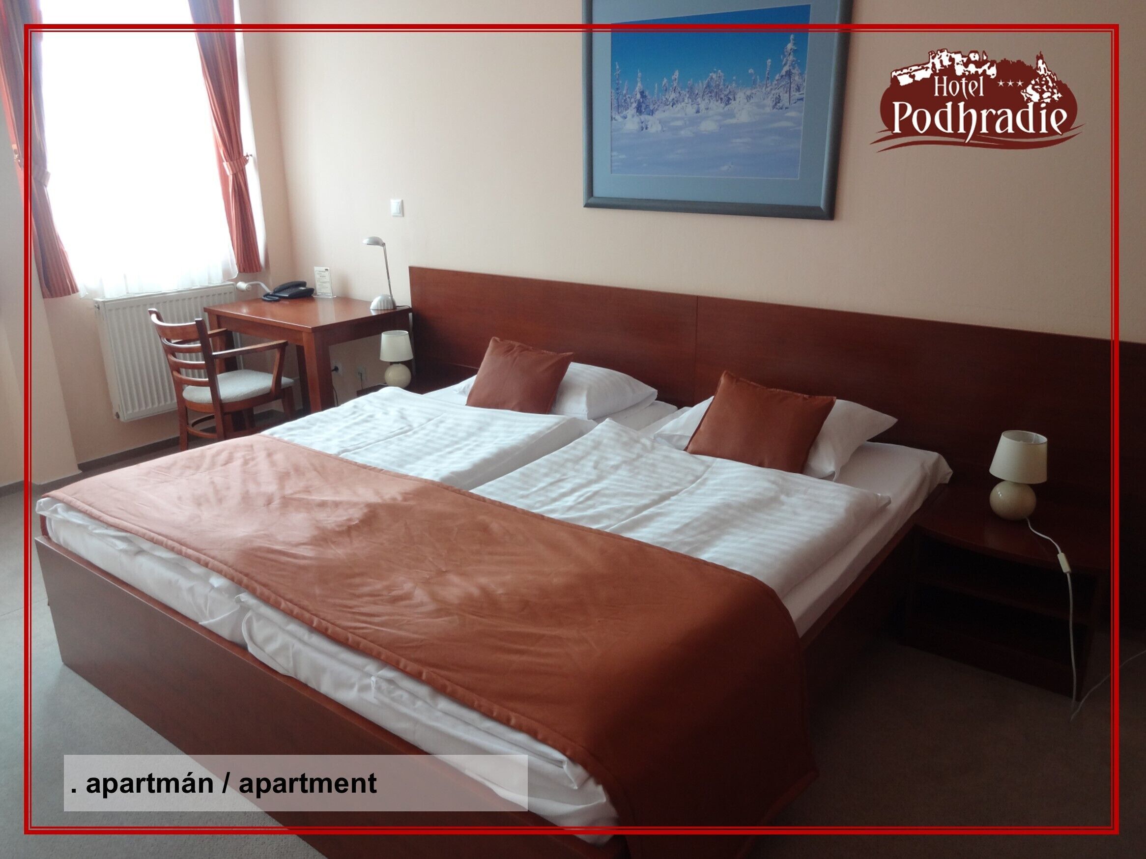 9 bedrooms, WiFi, bed sheets