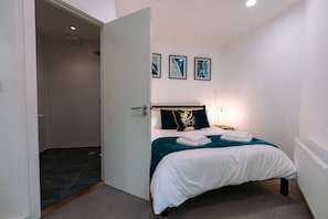 2 bedrooms, iron/ironing board, travel cot, WiFi - Two bedroom Central Apartment - ground floor (Exeter)