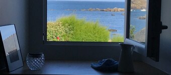 Maison Lumineuse Face à la mer et aux Iles 6 Personnes, Plage à 5min à Pied