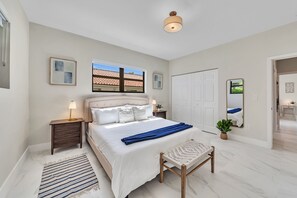 3 bedrooms, iron/ironing board, travel cot, WiFi