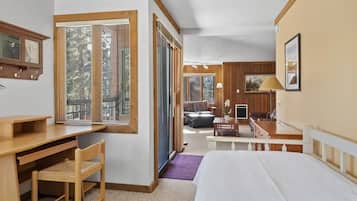 2 habitaciones, caja de seguridad en la habitación y escritorio